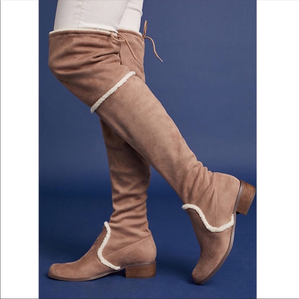 Anthropologie over the knee boots